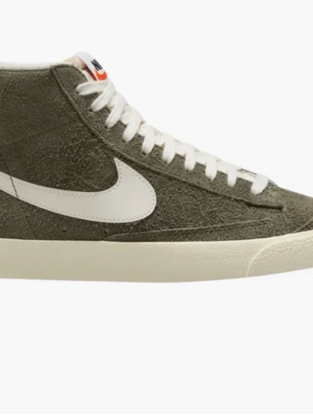 Nike Blazer Mid Suede - Olive Green/White